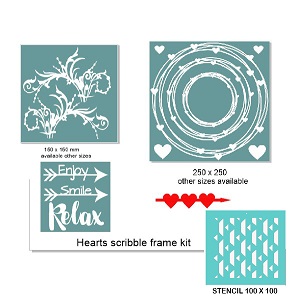 Scribble frame kit ,RETREAT OR WORKSHOP PACK